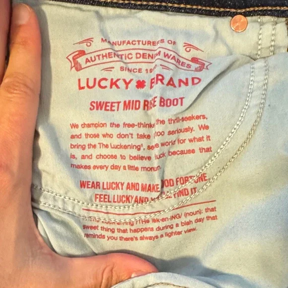NWT Lucky Brand Jeans/ Mid Rise/ Boot cut 💙 - Picture 11 of 13